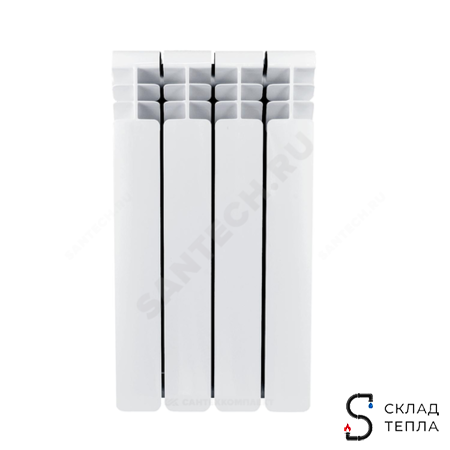 Радиатор алюминиевый Ogint Classic 500 4 секции. Вид 3.