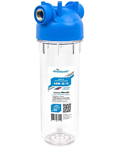 Колба для фильтра Аквабрайт 10'- 3/4' (одинарная, картриджи формата SlimLine) 