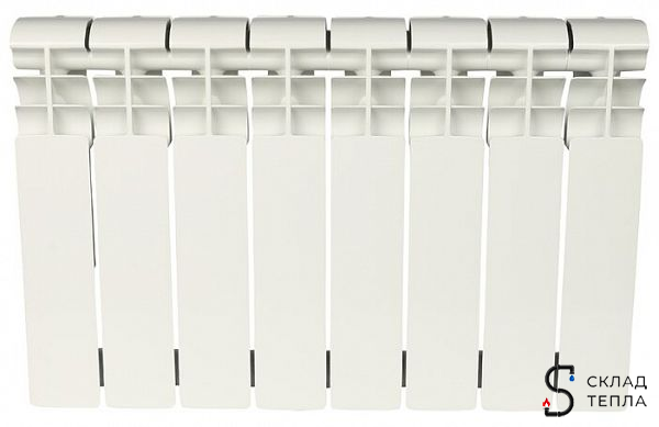 Радиатор биметаллический ROMMER Profi Bm 350 - 9 секций. Вид 2.