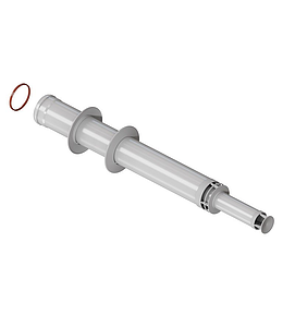 Труба с наконечником Rommer АНТИЛЁД 60/100 (1145мм) рабочая 1000мм