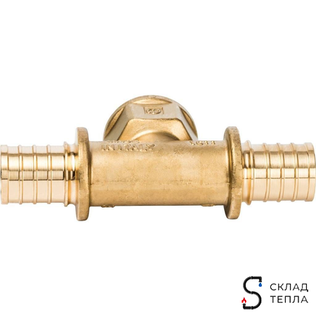 Тройник комбинированный с внутренней резьбой STOUT - 32 x 1" (для труб из сшитого полиэтилена). Вид 5.