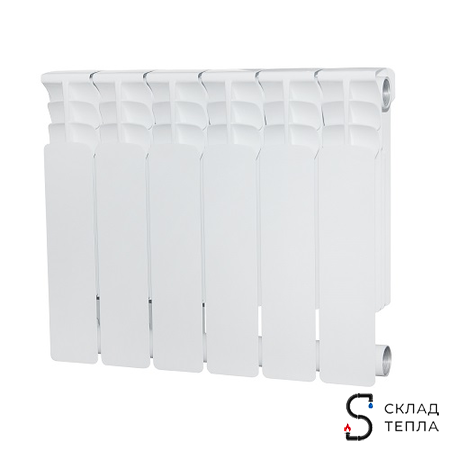 Радиатор биметаллический STOUT Space 350 - 10 секций. Вид 2.