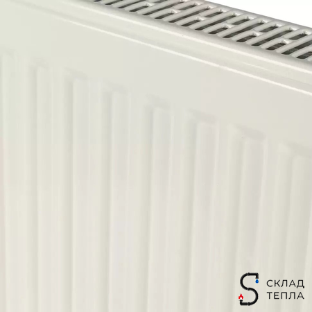 Радиатор стальной KERMI FTV 11 - высота 400 мм, длина 500 мм с нижним подключением. Вид 7.