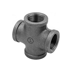 Крест прямой чугун Ду 32 (1 1/4") ВР Fittex PLUS (1шт) Крест прямой чугун Ду 32 (1 1/4') ВР Fittex PLUS (1шт)
