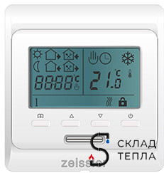 Электронный программируемый термостат TIM M6.713. Вид 1.