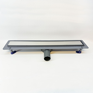 Трап-лоток с вращающимся сифоном VALFEX 64х600 (с решеткой под плитку из нерж. стали)