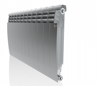 Радиатор биметаллический Royal Thermo BiLiner 500 Silver Satin (Серый) - 12 секций Радиатор биметаллический Royal Thermo BiLiner 500 Silver Satin (Серый) - 12 секций
