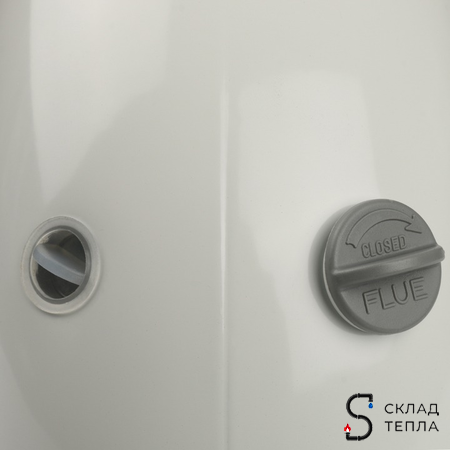 Адаптер для котла угловой для коаксиального дымохода STOUT D60/100 мм (для Baxi, Viessmann). Вид 6.