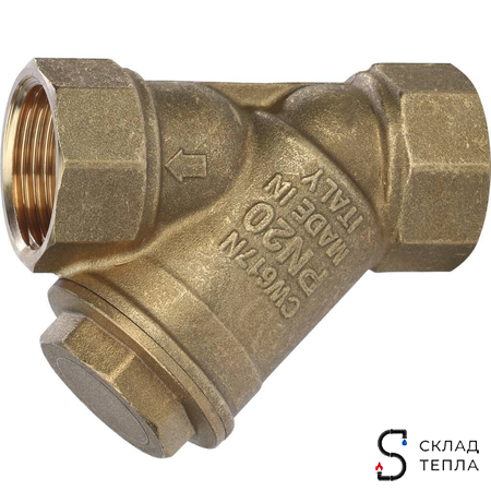 Фильтр грубой очистки STOUT - 1" (ВР/ВР, сетка 500 мкр.). Вид 3.