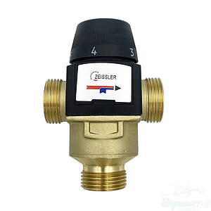 Термостатический смесительный клапан Zeissler - 1' НР (20°- 55°C, KVs 4,5 м³)