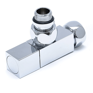 Вентиль угловой квадратный TIM 3/4' х 1/2' (НГ/НР) для полотенцесушителя (пара)