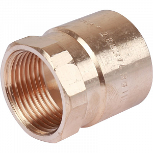 Переход на внутреннюю резьбу Sanha 28х3/4'  для медных труб под пайку 4270g