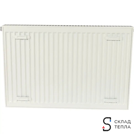 Радиатор стальной KERMI FTV 22 - высота 600 мм, длина 500 мм с нижним подключением. Вид 3.