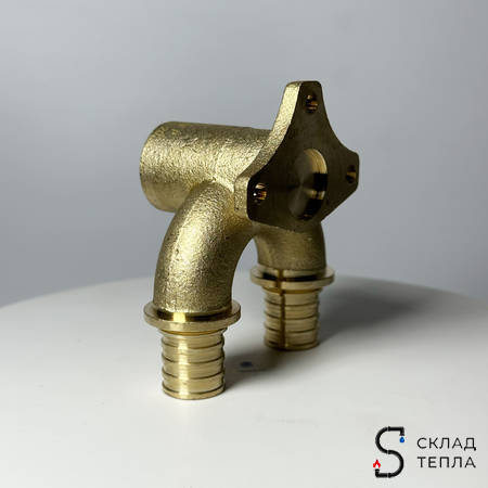 Водорозетка проходная VALFEX - 16 x 1/2" (для труб из сшитого полиэтилена). Вид 17.