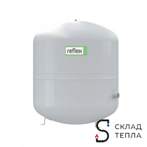 Бак расширительный мембранный Reflex NG 80 (PN6, вертикальный с ножками, цвет серый). Вид 1.