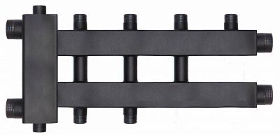 Коллектор котельной разводки ROMMER 2+1+1 (дублер компакт) с гидроразделителем 1"1/2  Коллектор котельной разводки ROMMER 2+1+1 (дублер компакт) с гидроразделителем 1'1/2