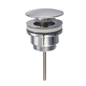 Донный клапан с переливом TIM BAR0502B (хром, латунь)