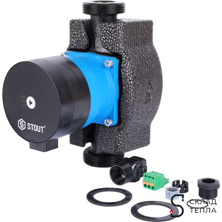 Насос циркуляционный Stout mini 25-60. Вид 6.
