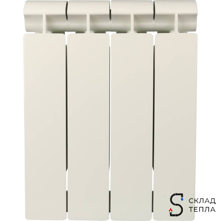 Радиатор биметаллический GLOBAL STYLE EXTRA 350 - 5 секции. Вид 4.