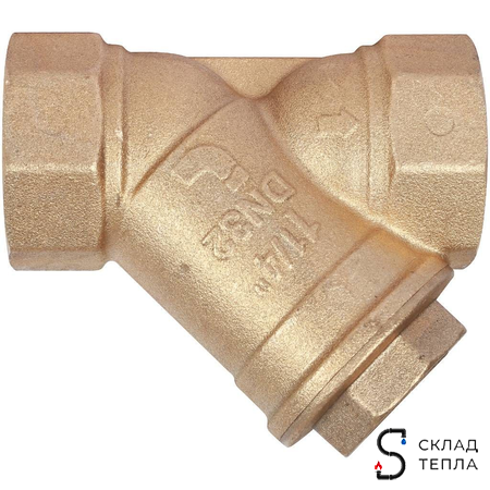 Фильтр грубой очистки STOUT - 1 1/4" (ВР/ВР, сетка 500 мкр.). Вид 6.
