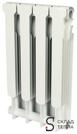 Радиатор биметаллический ROMMER Profi Bm 500 - 4 секции. Вид 3.