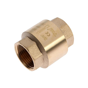 Клапан обратный короткий TIM - 3/4" (ВР/ВР, затвор металлический) Клапан обратный короткий TIM - 3/4' (ВР/ВР, затвор металлический)