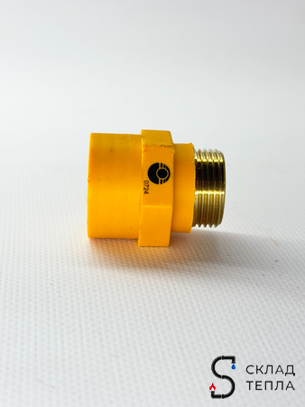 Муфта диэлектрическая Valfex 3/4" ВР/НР. Вид 6.