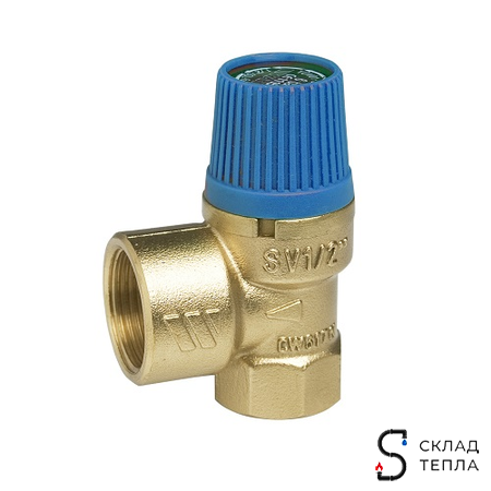 Клапан предохранительный WATTS SVW - 1" х 1 1/4" (ВР/ВР, Рн 8 бар, для систем водоснабжения). Вид 1.