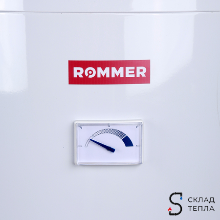 Бойлер косвенного нагрева Rommer напольный 190л. Вид 6.