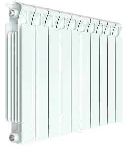 Радиатор биметаллический Rifar Monolit 500 - 10 секций (подключение боковое 3/4") Радиатор биметаллический Rifar Monolit 500 - 10 секций (подключение боковое 3/4')