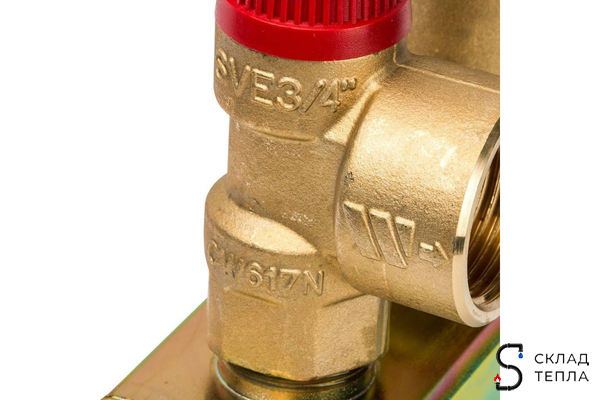 Группа безопасности котла WATTS KSG 30/20M-ISO -1" (в изоляции, до 100кВт, 3 бар). Вид 8.