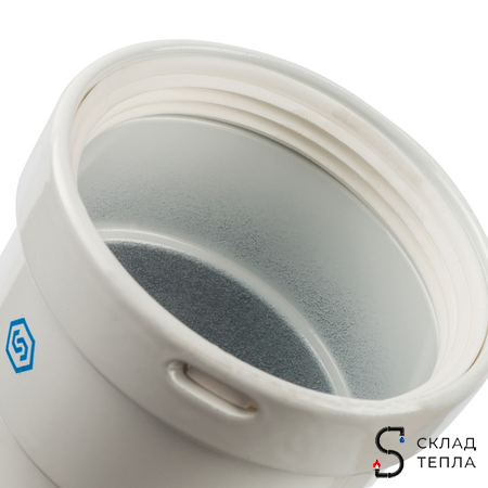 STOUT Элемент дымохода отвод 90° м/м DN80. Вид 4.