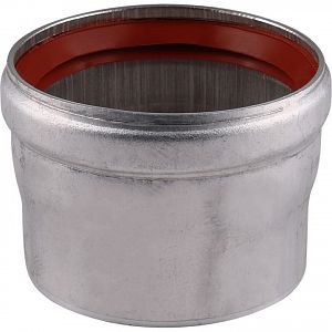 STOUT Элемент дымохода адаптер M-F Д 60 L=47 STOUT Элемент дымохода адаптер M-F Д 60 L=47