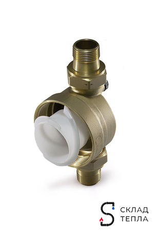 Фильтр с обратной промывкой 1" (для горячей воды, 2 манометра). Вид 9.