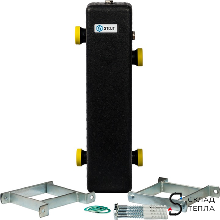 Разделитель гидравлический STOUT - 3 м3/час. Вид 1.