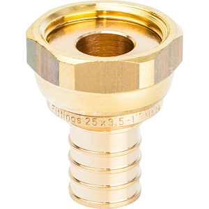 Переход на накидную гайку Rommer - 25 x 1' (комплект с гильзой, 1шт)