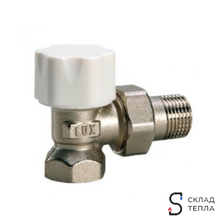 Вентиль термостатический под термоголовку угловой LUXOR Thermo tekna.RS 202 - 1/2". Вид 1.