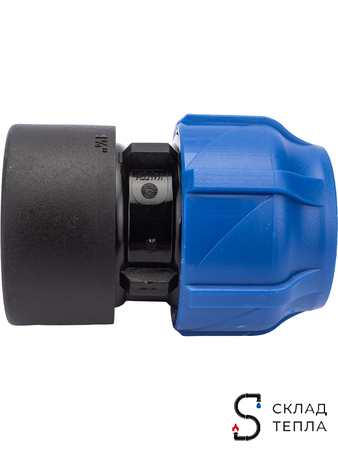 Переход на внутреннюю резьбу Valfex - 32 x 1 1/4"- 4 шт. (винтовой, для труб ПНД). Вид 8.