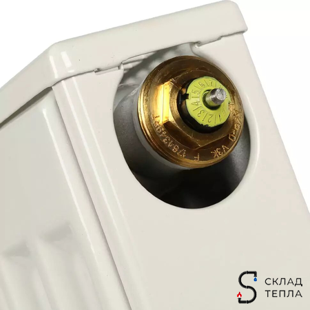 Радиатор стальной KERMI FTV 12 - высота 500 мм, длина 800 мм с нижним подключением. Вид 9.