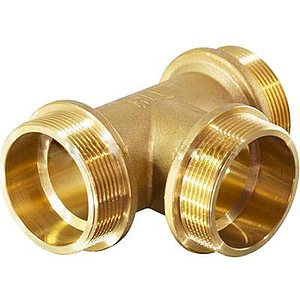 Тройник латунный резьбовой равнопроходный TIM (НР) - 1/2' (2шт)