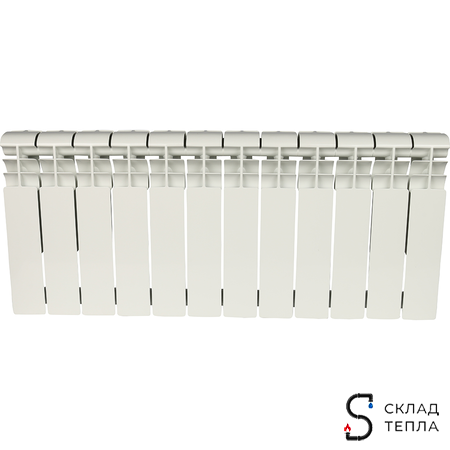 Радиатор алюминиевый Smart 350 - 16 секции. Вид 3.