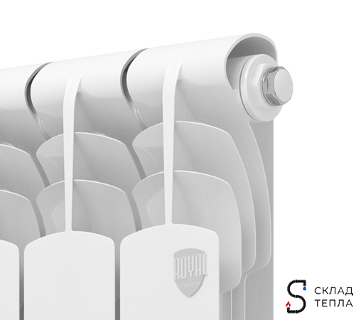 Радиатор биметаллический Royal Thermo Revolution Bimetall 500 - 10 секций. Вид 3.