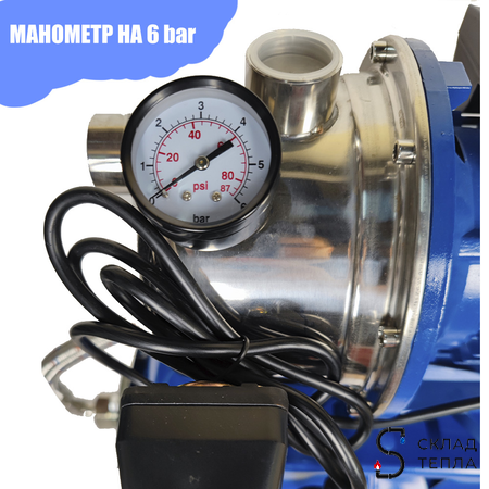 Насосная станция ACR-1000S (корпус насоса:нержавеющая сталь). Вид 4.