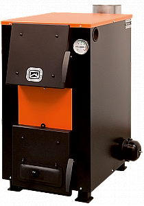 Котел твердотопливный Теплодар Куппер - 20 кВт (со встроенным ТЭНом 6 кВт)