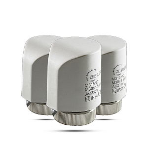 Сервопривод для теплого пола Zeissler M30x1.5 нормально закрытый 230v/ 2м M315NC (3шт)