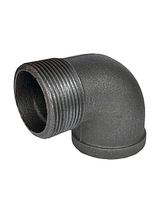 Угольник проходной чугун Ду 20 (3/4') ВР/НР Fittex PLUS (1шт)