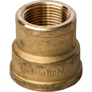 Муфта латунная резьбовая переходная STOUT - 1' x 3/4' (2шт)