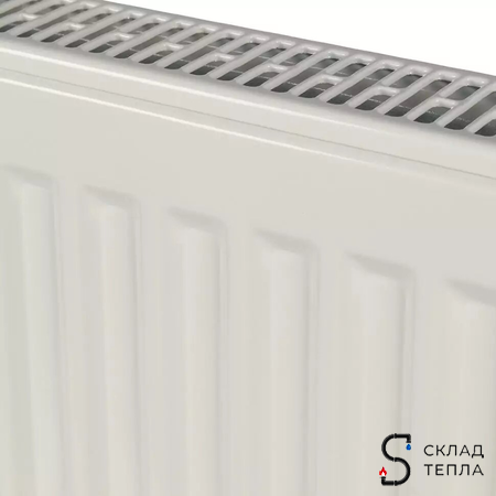 Радиатор стальной KERMI FTV 12 - высота 400 мм, длина 1600 мм с нижним подключением. Вид 17.