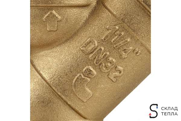 Фильтр грубой очистки ITAP 192 - 1 1/4" (ВР/ВР, сетка 500 мкр.). Вид 6.