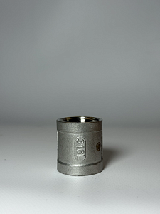 Муфта резьбовая Benarmo - 1/2' (нержавеющая сталь)